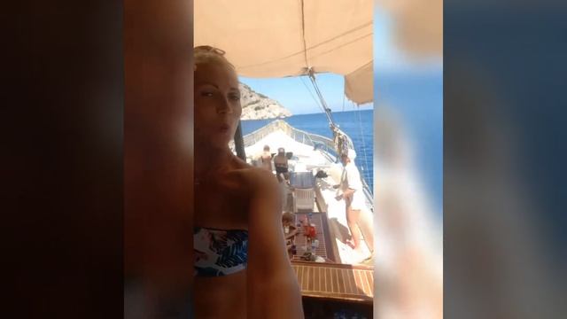 Мой Д/Р на яхте 🎊💃🎉🇹🇷 в Турции. смотреть онлайн