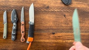 THE BEST EDC FIXED BLADES OL TROUT TOPS BENCHMADE ESEE TERAVA J. KABAR BECKER