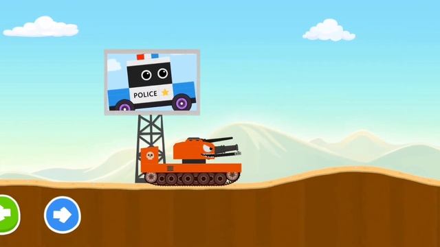 Labo Brick Tank  Walkthrough Gameplay 0031   Orange Color Tank