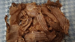 Мясные чипсы из куриного филе насушила