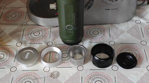 Портативная аккумуляторная кофеварка OUTIN GIFT SET FOREST GREEN