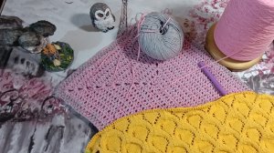 🧶Вязание.Вяжу дорожку из Джинса.Джемпер из пряжи Лючия.
