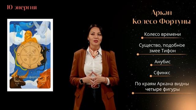 Бесплатный урок по Аркану Колесо Фортуны - 10 энергия Матрицы по дате рождения. Секреты прочтения