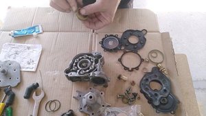 Tomasetto  AT13 Antartic - замена ремкомплекта редуктора.