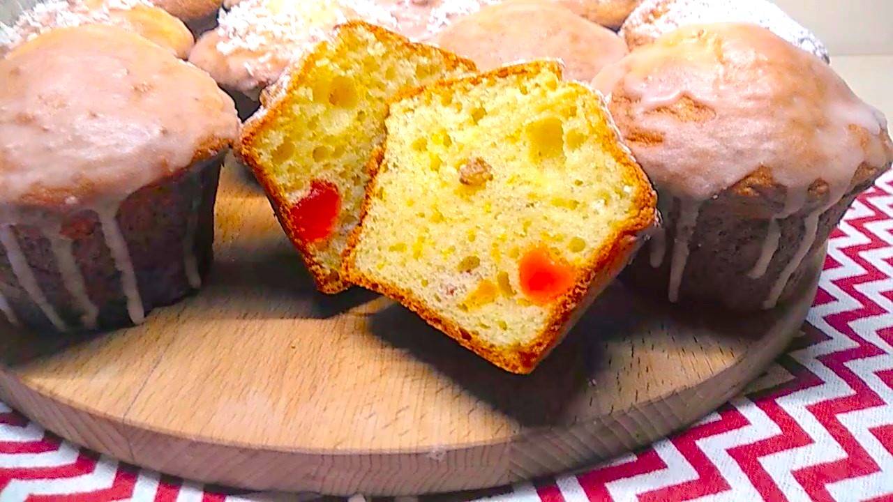 Творожные Куличики детям.