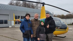 Полёт на вертолёте. Мечта детства. Подарок отцу на ДР.
