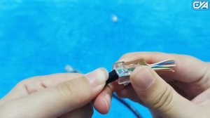 How to install an 8P8C rj45 connector on cat6 UTP  patch cable？