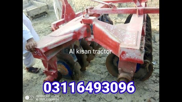 18 plate opposite disc harrow for sale 01/10/22 low price disc harrow (Al kisan tractor)
