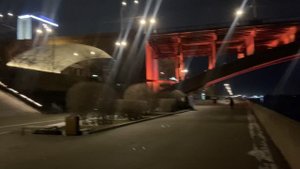 Красноярский вечерний мост