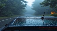 Дождь на крыше автомобиля. 1 час расслабляющего звука для сна