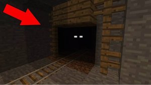 нашёл заброшенную страшную шахту в майнкрафт.