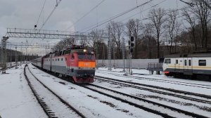 как всегда неспешный 109-ый Анапа под ЧС7-008 | Солнечная