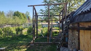Высокий САРАЙ. Сборка каркаса!
