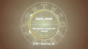 Munajjimlar bashorati haqida