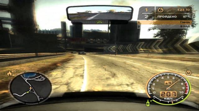 Need for speed Most wanted 2005 Гонка с Булом за 2 место смотреть онлайн