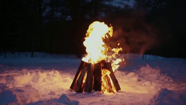 Приятная_музыка_для_хорошего_настроения_I_Видео_огня_для_релакса