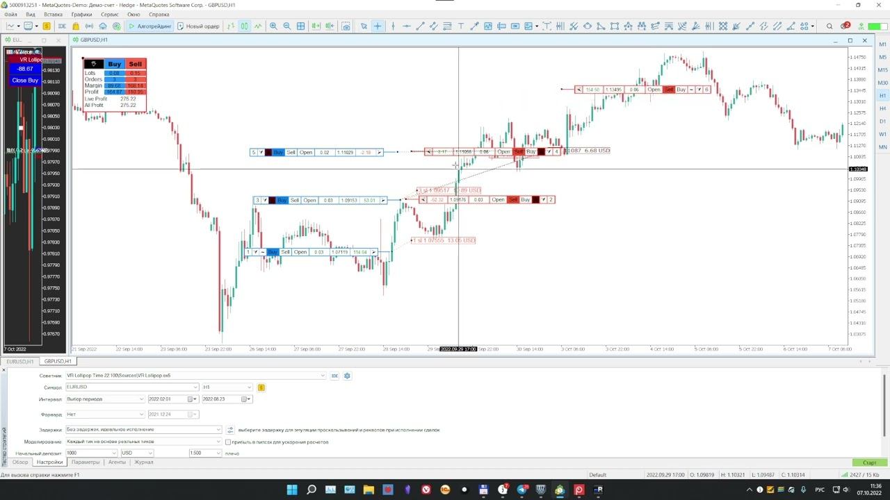 Forex Crypto Советник VR Lollipop обзор и полное описание #трейдинг #метатрейдер #торговыйробот