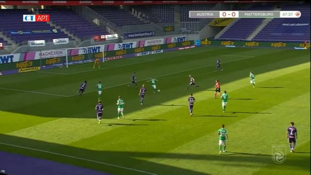 ОБЗОР❗ Австрийская Бундеслига 2020!⚽🥅"Аустрия" - "Маттерсбург"🔥 смотреть онлайн