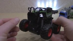 Машинки для мальчиков. Полицейский автовоз и вездеходные монстры в движении.