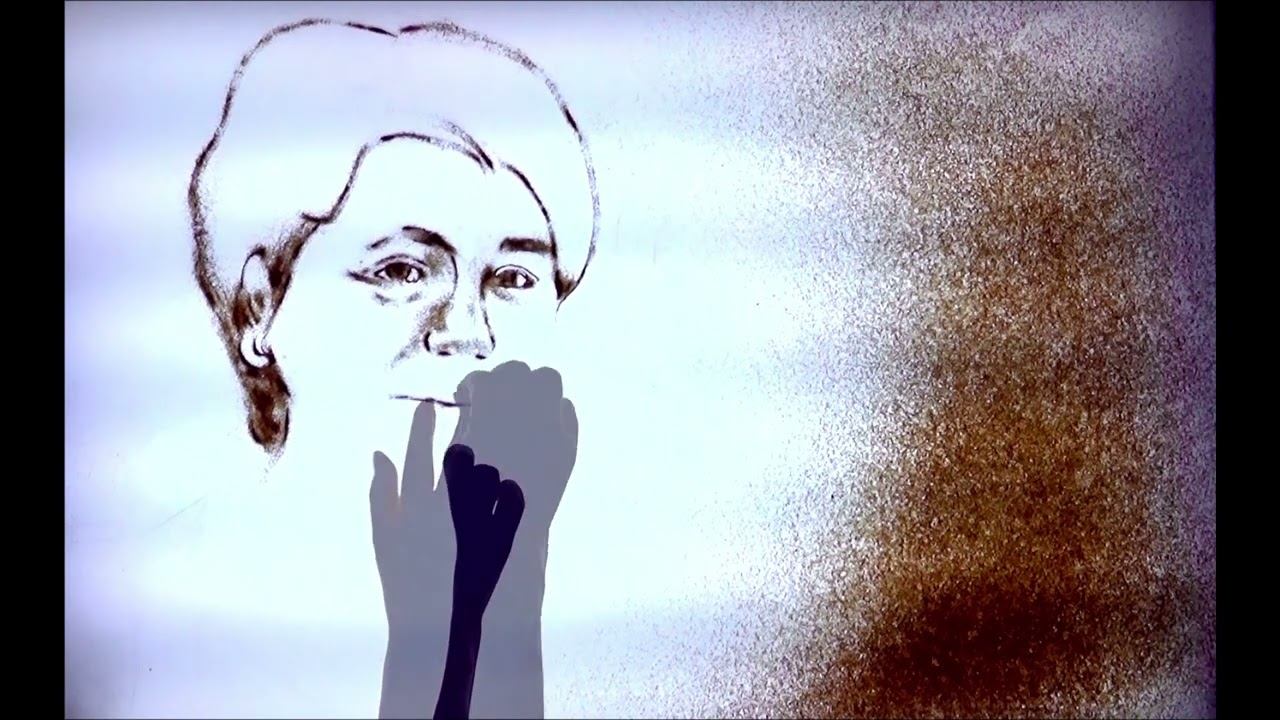 Песочное шоу в подарок для мамы. Песочный портрет