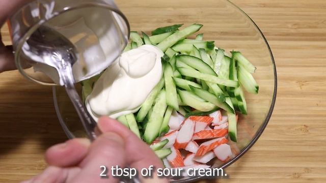Recipe for one of the most delicious seafood stick salads.  117