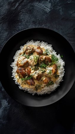 Нежнейшие куриные сердечки в соусе с укропом