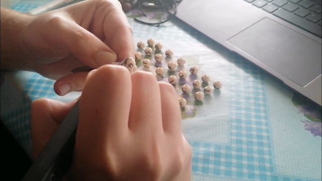 Азбусно-"рунический" браслет + цифры #2