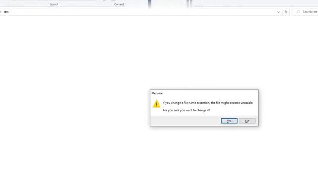 How to Change File Extension in Windows 10