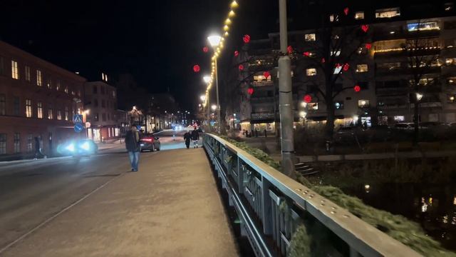 🌙✨Вечерняя прогулка по уютным улочкам Уппсалы в Швеции — почувствуй атмосферу города! 🚶♀️😍