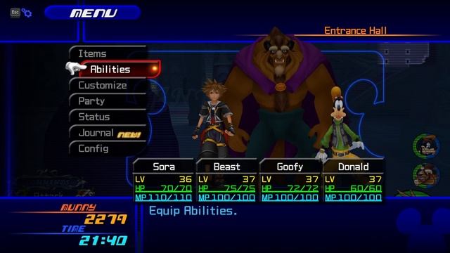 Kingdom Hearts HD 2.5 Remix - Beast's Castle, Cerberus Cup (Part 12)