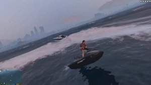 GTA V - Megalodon bodyguards - Maneater script mod