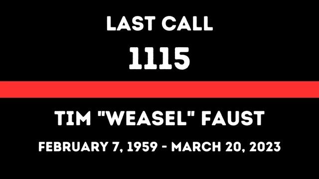 Last Call: Arnoldsville Firefighter 1115 Tim "Weasel" Faust смотреть онлайн