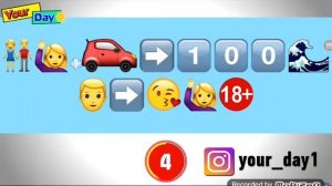 Угадай песню по эмодзи за 10 секунд 2 часть@_@