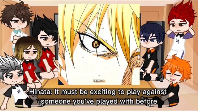 [Haikyuu react] Haikyuu react to Basketball Kuroko//Gacha Club//