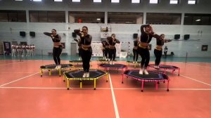 Джампинг фитнес МЕГА 18+,команда « Party girls», г. Москва.