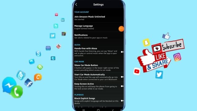 How To Select Download Settings On Amazon Music App смотреть онлайн