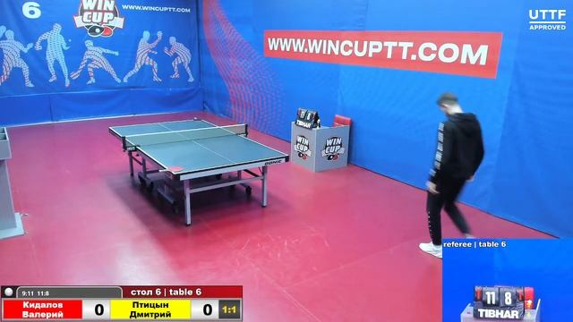 Кидалов Валерий3-1 Птицын Дмитрий Восток 9 WINCUP 21.09.2021 Прямой эфир. Зал 6 смотреть онлайн