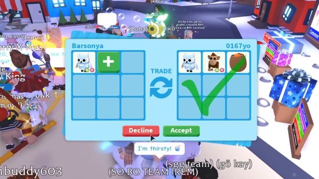 Шок! неон снежная сова супер трейд! neon snow owl trade in adopt me!