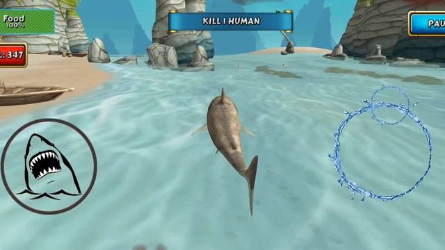 Shark Simulator Beach Killer #20 (Level 341-360) - Android Gameplay смотреть онлайн