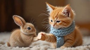 Bestiary Bytes_ Tiny Cat’s Act of Forgiveness! _ #cat #kitten #cute