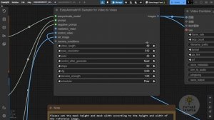 Comfy UI Easy Animator V5.1 Траектория анимации с использованием ИИ Video 2 Video