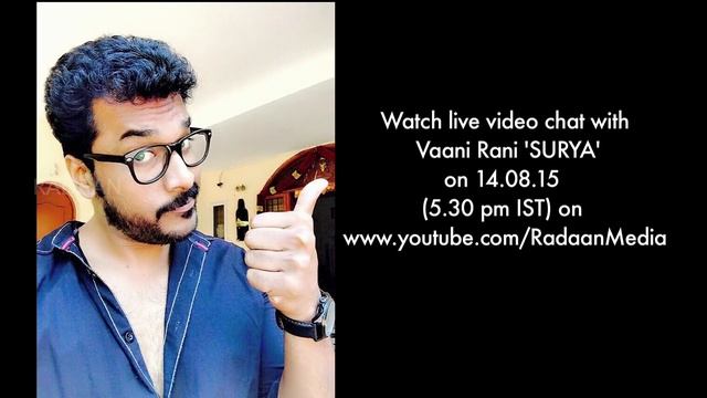 Live Chat With Your Favourite Stars  Vani Rani  Radaan Mediaworks India Ltd.