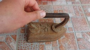 Чистка старинного утюга. Показываю свой эффективный способ, и что в итоге получилось