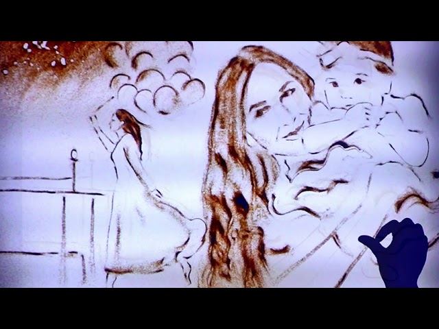 Песочное шоу в подарок сестре