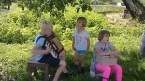 анонс. учит песню свинья опоросилась. аккордеон