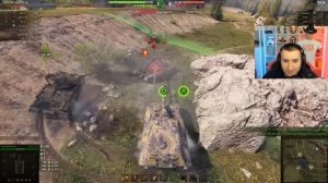 Смешные WOT реплеи #77🤣 - РЕАКЦИЯ БЛАДИ на HoneyBadger