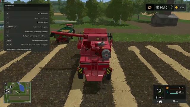 Farming Simulator 17 ➣ Сложный режим • Sosnovka. Часть 3. Уборка Зерновых • Сбор Пшеницы. Часть 2 смотреть онлайн