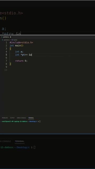 pointers syntax in c programming #cprogramming