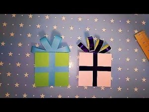 ЗАКЛАДКА ДЛЯ КНИГ ИЗ БУМАГИ ПОДАРОК/ ПРОСТОЕ ОРИГАМИ ЗАКЛАДКА ДЛЯ КНИГ.