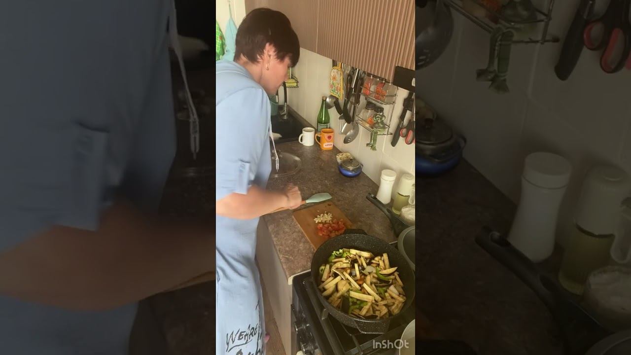 Куриные сердечки с овощами на обед❤️❤️❤️